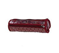 Kuber Industries Brocade Bangle Box, Maroon (BBB012)
