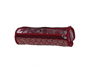 Kuber Industries Brocade Bangle Box, Maroon (BBB012)