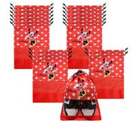 Kuber Industries Disney Minnie Lot de 6 couvre-chaussures | Sacs de rangement de chaussures de voyage | Sac de rangement en polyester | Couvre-chaussures avec cordon de serrage | Organiseur de