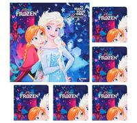 Kuber Industries Lot de 6 mouchoirs | Disney La Reine des Neiges | Mouchoirs en coton pour garçons et filles | Mouchoirs de qualité supérieure | Rumal pour garçons et filles | Mouchoirs à offrir |