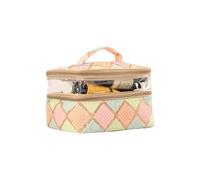 Kuber Industries Organisateur de rangement de voyage, crème, 25x16x17 cm