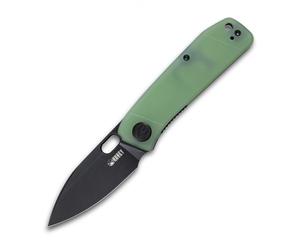 KUBEY Hyde Couteau Pliant Liner Lock Manche Jade G10 KU2104C