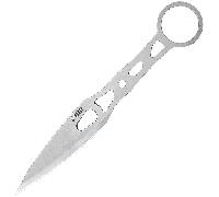 KUBEY Kunai Lame Stonewashed 14C28N Manche Squelettisé Gaine Kydex avec un Tek-Lok KU401