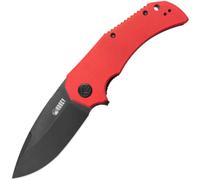 Kubey Mikkel Willumsen Design Bravo one Drop Point Couteau Pliant Extérieur Manche Rouge G10 KU319E