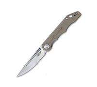 KUBEY Mizo Liner Lock Couteau Pliant Front Flipper Manche G10 Tan KU2101E
