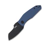 KUBEY Monsterdog Couteau Pliant à Liner Lock Manche en G10 Bleu Denim KU337B