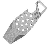 KUBEY Multitool Pry Bar Gris Titane Pary KU447A