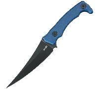 KUBEY Sicarii Blackwash 14C28N Blade Blue Micarta KU477D