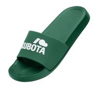 Kubota Claquette Homme - Sandales à enfiler - Chaussures Pour Piscine et Plage - Sandales été - Vert Foncé - 46
