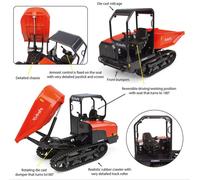 Kubota KC300HR-5 Mini Dumper Cingolé Sur Chenilles 1:24 Modèle 8155