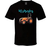 Kubota Tractor Farm Logo Machine T-shirt pour homme, Noir , M