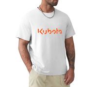 Kubota Tractor Farming Gardening T Shirt Men Tops Tee White M