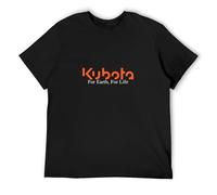 Kubota Tractors Company Logo Tee Blackwhite Men's T-Shirt Size XL