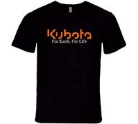 Kubota Tractors Company Logo Tee Men's T-Shirt Black XL