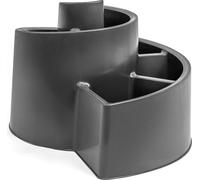 Kubus Pot de plantes Escargot - ca. 52x43x34cm - Spirale d'herbes en anthracite