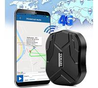 Kuce Traceur GPS Voiture 4G Antivol Magnétique Puissant Positionnement en Temps Réel 5m 65 Jours Veille Tracker GPS Etanche pour Motos Camions Camping TK905-4G