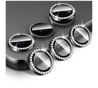 Kucheed Protecteur D'objectif D'appareil Photo Diamant pour Samsung Galaxy A14/A24/A34/A54, Protecteur de Couvercle de Caméra en Verre Trempé, Anneau Métallique en Aluminium Individuel Bling