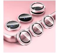 Kucheed Protecteur D'objectif D'appareil Photo Diamant pour Samsung Galaxy A35/A55, 9H Protecteur de Couvercle de Caméra en Verre Trempé, Anneau Métallique en Aluminium Individuel Bling