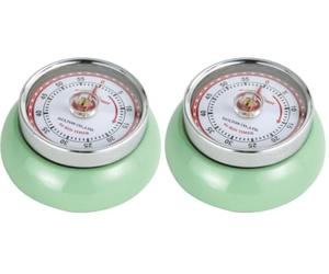 Kuchenprofi 26Z72365 Minuteur Aimanté Vert 9 x 12 x 16 cm (Lot de 2)