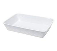KUCHENPROFI Plat à four rectangulaire 30 x 21 cm - Blanc