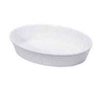 KUCHENPROFI - Plat à four ovale - 26 cm - blanc