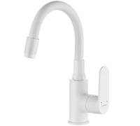 Kuchinox Dima mitigeur de lavabo sur pied blanc BQD621D