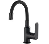 Kuchinox Dima mitigeur de lavabo sur pied noir BQD721D