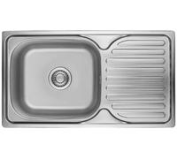 Kuchinox Orion évier en acier inoxydable 76x42 cm SKO011T