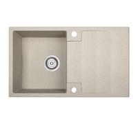 Kuchinox Rab évier en granit 76x44 cm beige SBF411Y