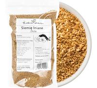 Kuchnia Zdrowia - Graines de lin doré décortiquées - Lin doré - Haute qualité - Naturel - Emballage anti-fuite avec fermeture éclair - Doypack: (1000, Grammes)