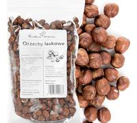 Kuchnia Zdrowia - Noisettes entières - Sans sel - Naturelles - Sans additifs - Haute qualité - Emballage anti-fuite avec fermeture éclair - Doypack : (1000 Grammes)