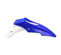 Kucihum Garde-boue pour moto Universel Protège-boue avant Garde-pneu (Blanc Bleu)