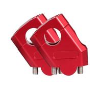 Kucihum Pontets Guidon De Moto pour CBF500 pour CBF600 pour CBF1000 pour CBF 500 pour CBF 600 pour CBF 1000 Barre Montage Guidon Pince De Poignée Pince Rehaussement Guidon(Red,28mm)