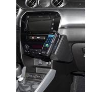 KUDA 2045 Console de téléphone (LHD) pour Suzuki Vitara à partir de 2015 (cuir synthétique noir)