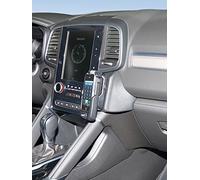 KUDA 2915 Console de téléphone (LHD) pour Renault Koleos à partir de 06/2017 en cuir synthétique Noir