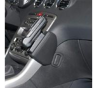 Kuda Mobilia Console de téléphone en cuir synthétique pour Peugeot 308 (07/2009-) Noir