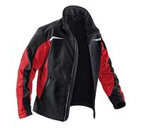 Kübler 12417322-9955-XL Softshell Veste, Noir/rouge Moyen, XL