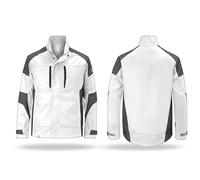 Kübler 12505365-1097-L Classiq Activiq Veste de travail Taille L Blanc/Anthracite