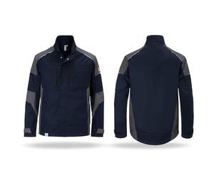 Kübler 12505365-4897-XL Classiq Activiq Veste de travail Taille XL Bleu Foncé/Anthracite
