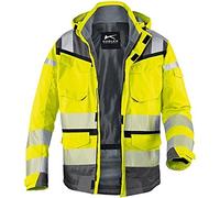 Kübler 13078332-3497-XL Reflectiq Veste météo PPE 2, Jaune Haute-vis/anthracite, XL