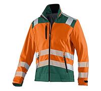 Kübler 15078427-3765-XS Softshell Veste "Reflectiq" Ppe 2 Taille Orange Haute-Vis/Vert Mousse, XS