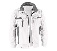 Kübler 1L455365-1095-M Vita Mix Veste, Blanc/gris Moyen, M