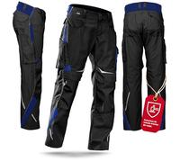 Kübler 23245353-9946-60 Pulse Pantalon Taille 60 Noir/Bleu Bleuet