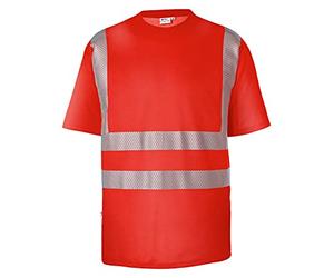 Kübler 50438227-54-3XL T-Shirt "Reflectiq" Ppe 2 Taille Rouge Haute-Vis, 3XL