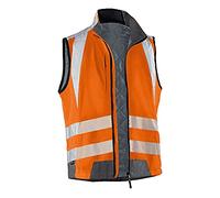 Kübler 72078340-3797-3XL Vest "Reflectiq" Ppe 2 Taille Orange Haute-Vis/Anthracite, 3XL