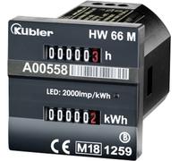 Kübler Group HW66 M 230 VAC 3.56M.201.075 Compteur d'énergie monophasé mécanique 16 A conformité MID: oui 1 pc(s)