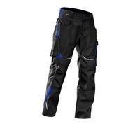 Kübler Pulsschlag pantalon haut noir/bleu cyan Gr. 60