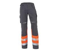 KÜBLER Workwear Hose Pantalon, Orange Warnorange/Anthracite, 98 Femmes
