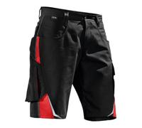 Kübler Workwear Kübler pulse Bermuda 2524 noir/rouge moyen taille 48 Quantité:1