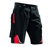 Kübler Workwear Kübler pulse Bermuda 2524 noir/rouge moyen taille 52 Quantité:1